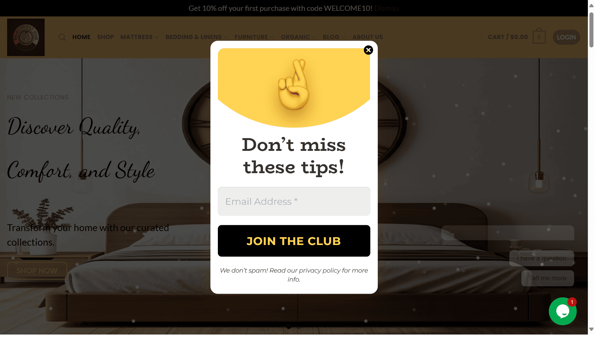 FamilyNest Hub Storefront